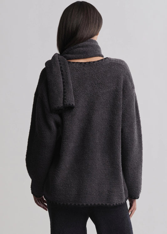 Cozy Chic Blanket Stitch Cardigan
