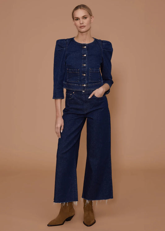 Juliette Wide Leg Ankle Jean