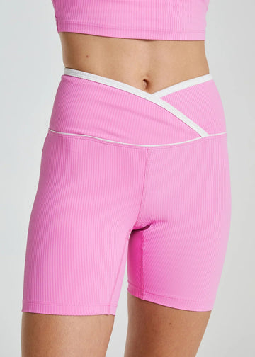 Ribbed Two Tone Veronica Short