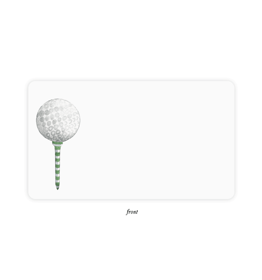 E. Frances Paper - Golf Tee Little Notes® – Boxed Set of 85 Mini Notecards