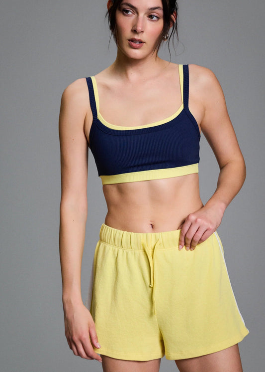 Ribbed Layered Bralette