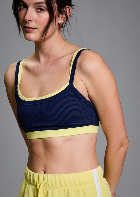 Ribbed Layered Bralette