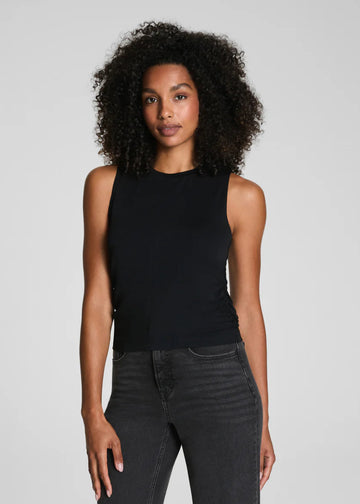 Sleek Jersey Ruched Tank
