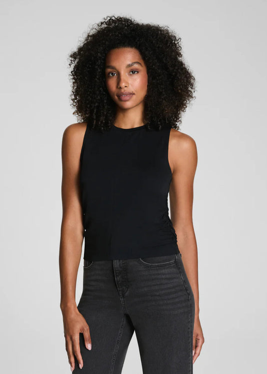 Sleek Jersey Ruched Tank