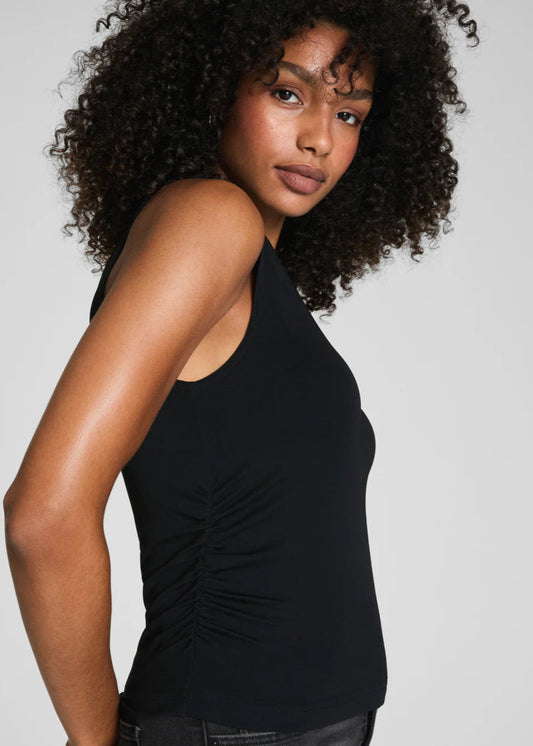 Sleek Jersey Ruched Tank