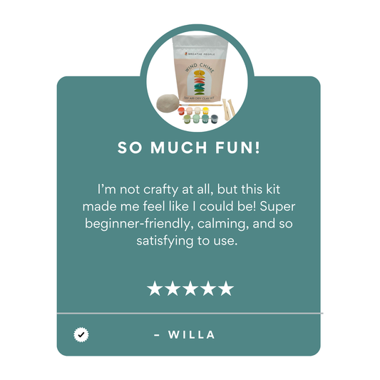 DIY Air Dry Clay Kit- Make Your Own Wind Chimes