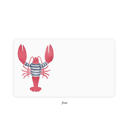 E. Frances Paper - Lobster Little Notes® – Boxed Set of 85 Mini Notecards