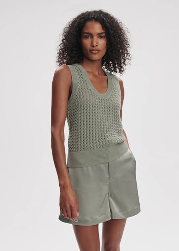 Ferns Open Knit Tank