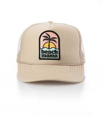Beach Mama Patch Trucker Hat