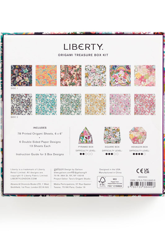 Liberty Origami Treasure Box Kit