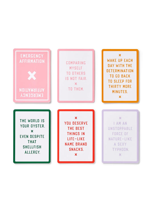 Emergency Affirmations Card Deck