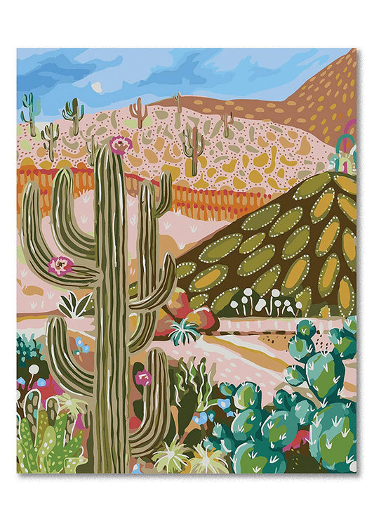 Cactus Valley Paint By Numbers