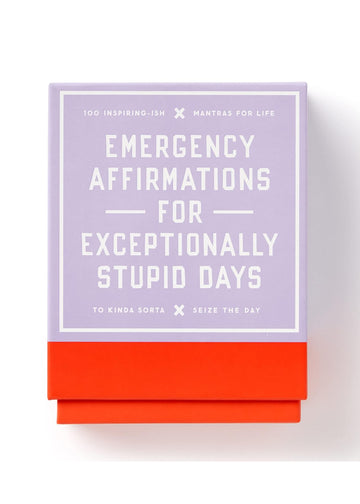 Emergency Affirmations Card Deck