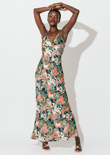 Cadence Printed Ankle Dress