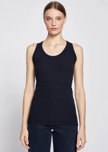Fine Rib Racerback Tank
