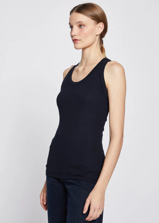 Fine Rib Racerback Tank