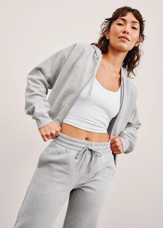 Luxe Fleece Zip Up Hoodie