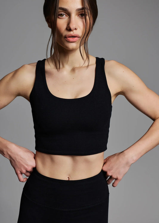 Cotton Scoop Bra
