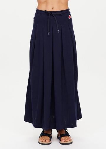 Loren Pleated Midi Skirt
