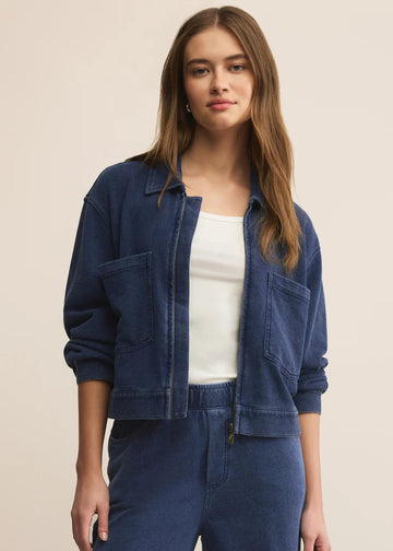 Heritage Knit Denim Jacket