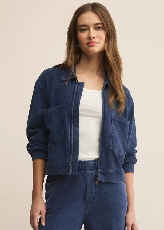 Heritage Knit Denim Jacket