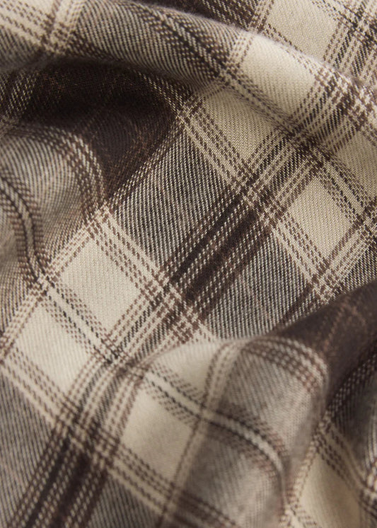 Europa Plaid Midi Skirt