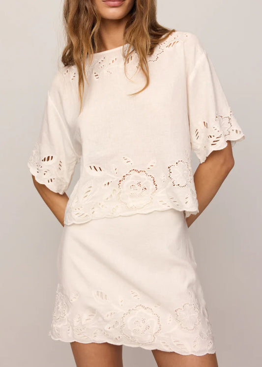 Daya Embroidered Skirt