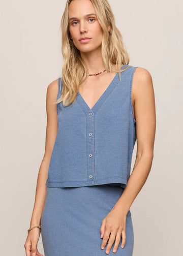 Solace Jersey Denim Top