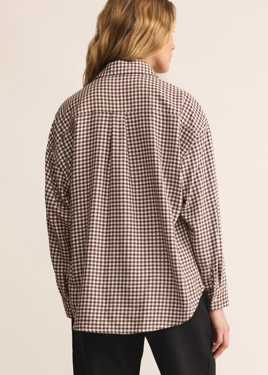 River Plaid Button Up