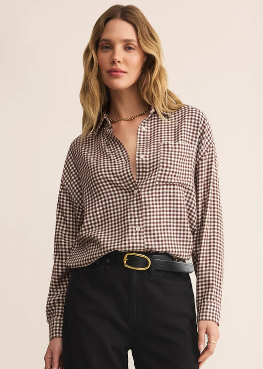 River Plaid Button Up