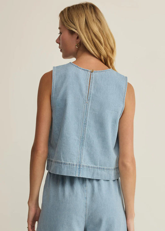 Sun Seeker Denim Tank
