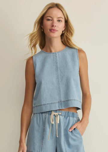 Sun Seeker Denim Tank