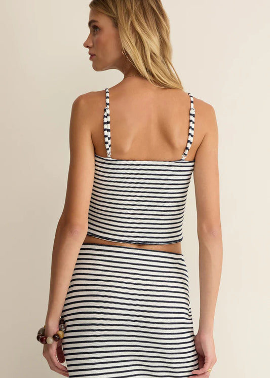 Caffari Stripe Tube Top