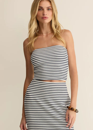 Caffari Stripe Tube Top
