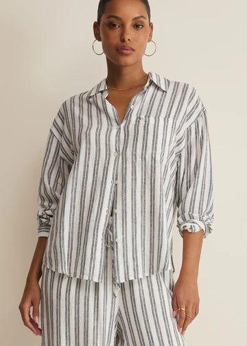 The Perfect Striped Button Up