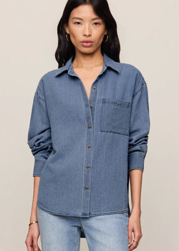 The Perfect Twill Button Up