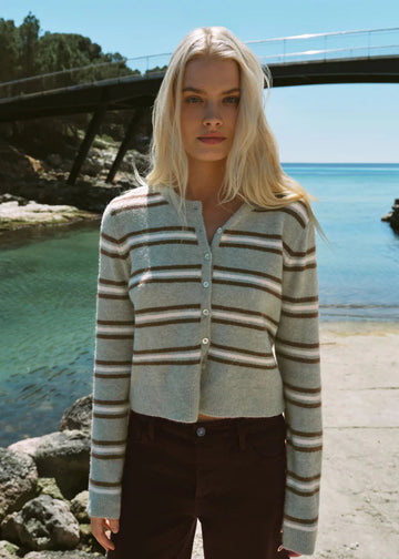 Medina Stripe Cardigan