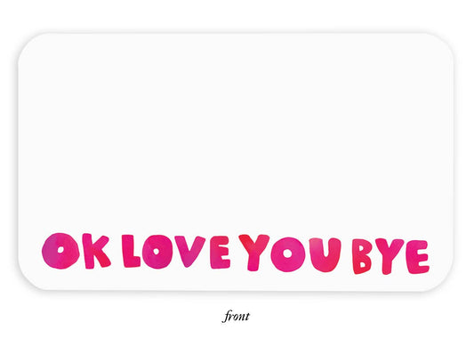 E. Frances Paper - Okloveyoubye Little Note®