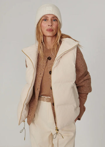 Lilah Cord Puffer Gilet