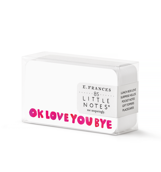 E. Frances Paper - Okloveyoubye Little Note®