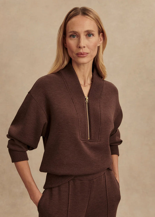 Sally Half Zip Sweat