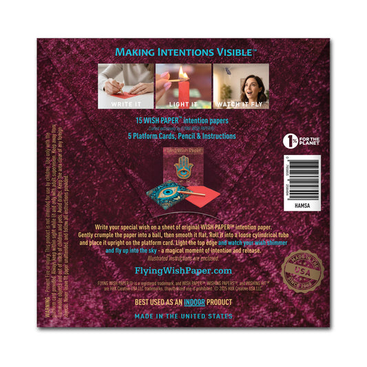 HAMSA Flying Wish Paper