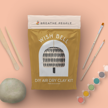 DIY Air Dry Clay Kit- Make Your Own Wish Bell