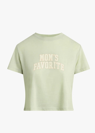 The Cropped Mom's Favorite Tee